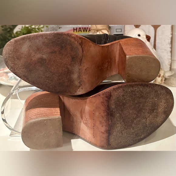 EUC Loeffler  Randall “Ella” Black Leather Ankle Boot. Size 6.5 - Picture 12 of 13